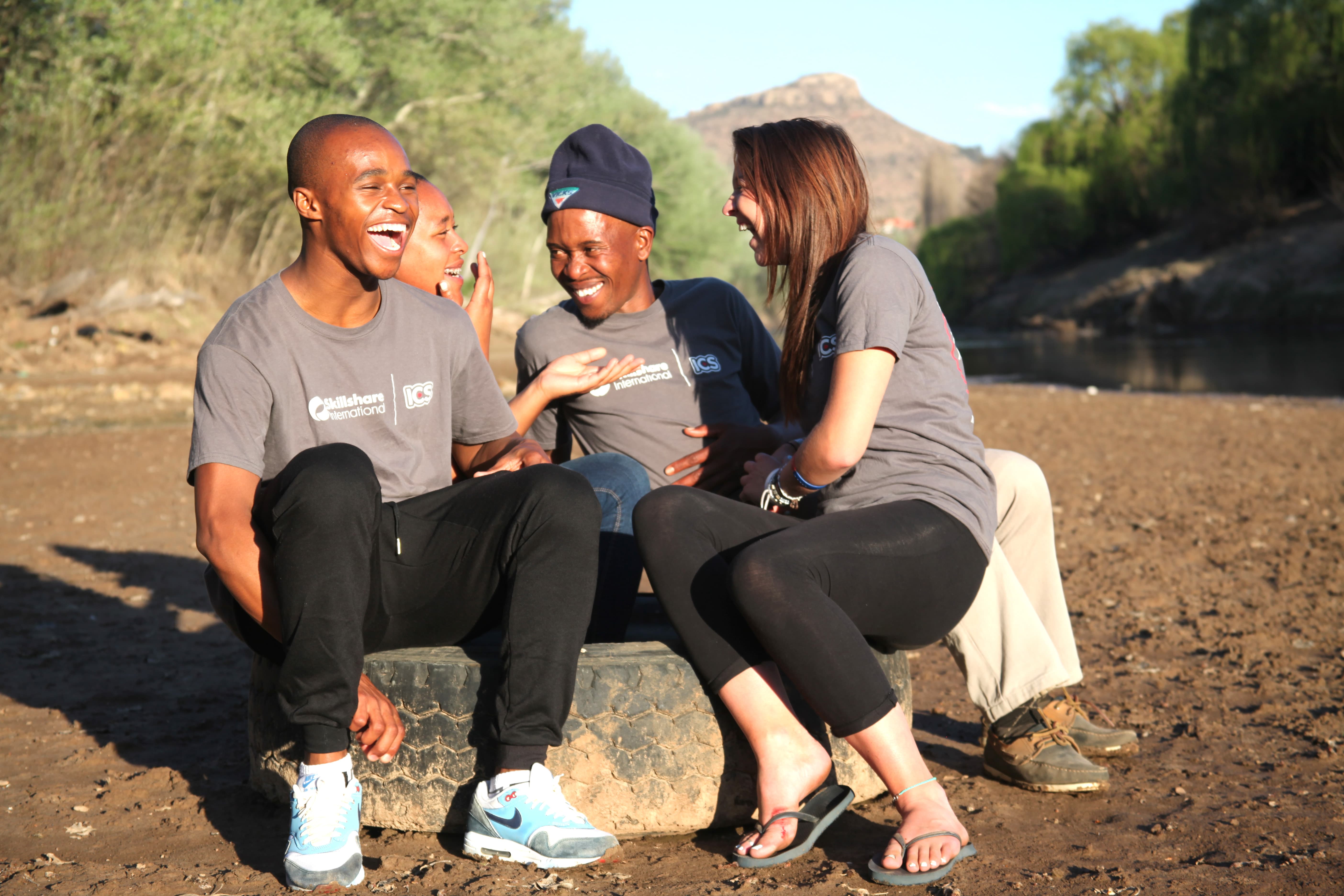Skillshare ICS volunteers Lesotho